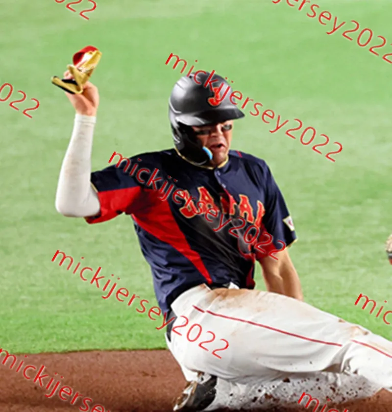DHgate.com:2023 WBC Japan Baseball Jersey, Custom Stitched