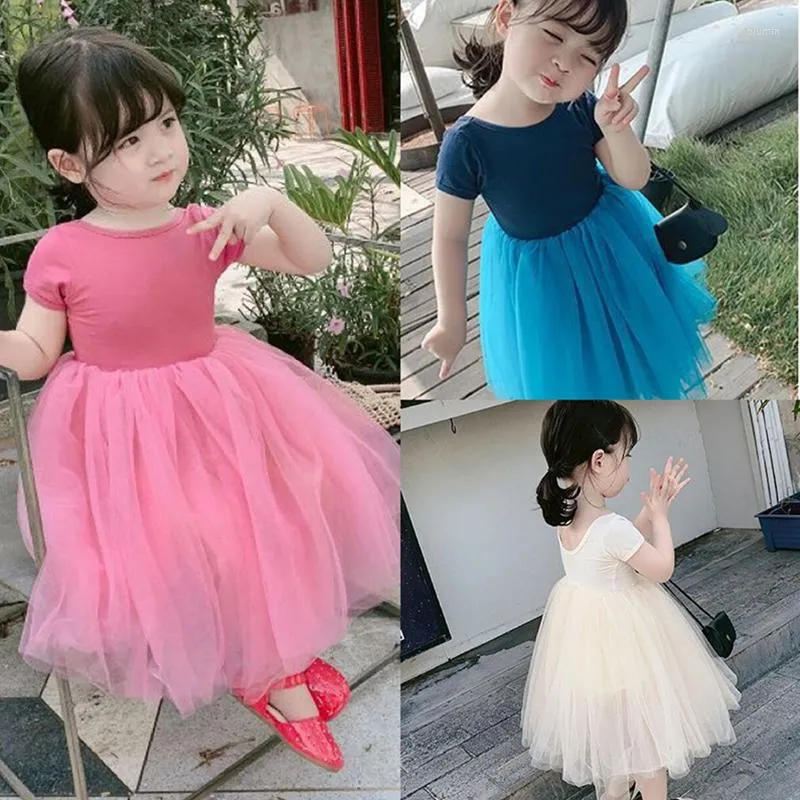 Girl Dresses Melario Baby Girls Princess Summer Kids Patchwork Voile Vestidos Children Party Sweet Costumes 3 7Y