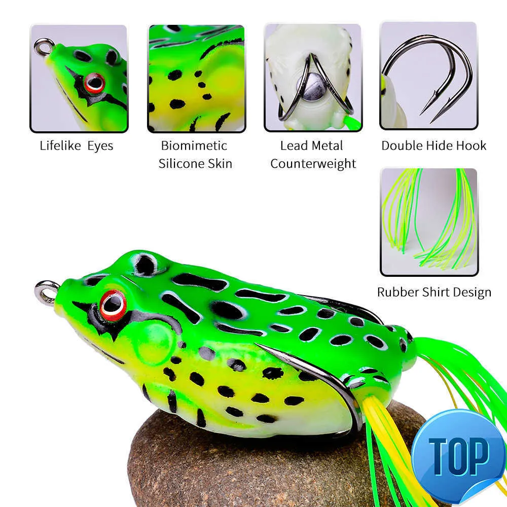Topwater Ray Frog Lure With Soft Tube Bait And Hook Up Baits Available In  5G, 8.5G 17.0G Sizes And Artificial 3D Eyes From Sport_company, $1.37