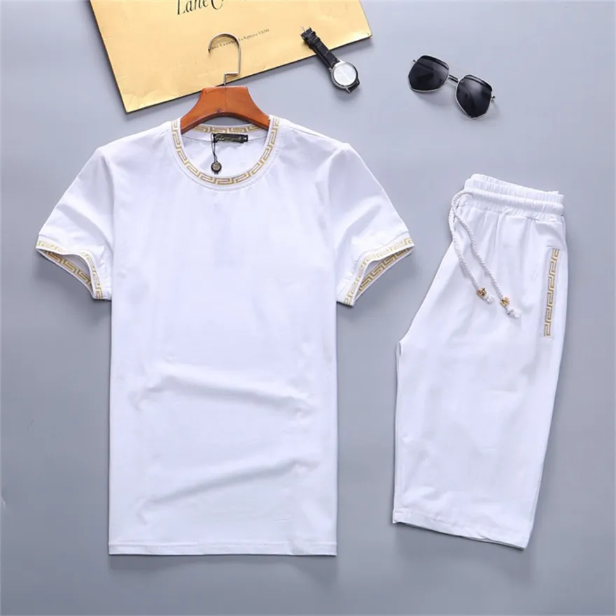 Summer Designer Mens Tracksuits Sets Jogger Sweatshirts Sports Sporting Suit Men Women Short Sleeve Sweat Suits Pullover Designs Sportswear Set fitness suits