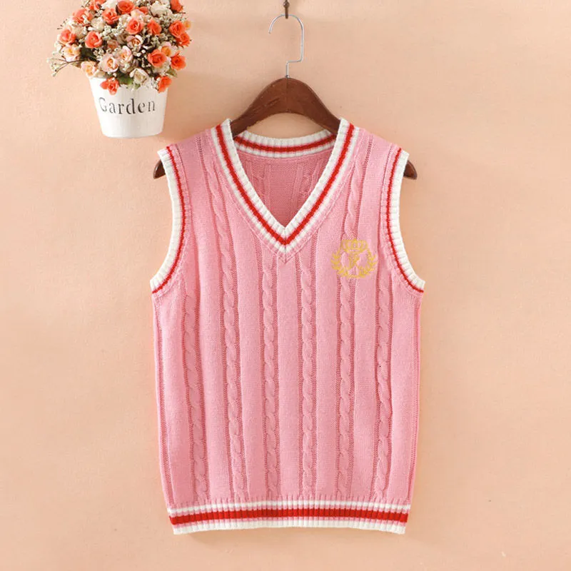 Damesvesten vrouwen trui vest mouwloze pullover trui dames gebreide vest dames v-hals waastcoat buitenste vest wollen vest vrouwen 230322