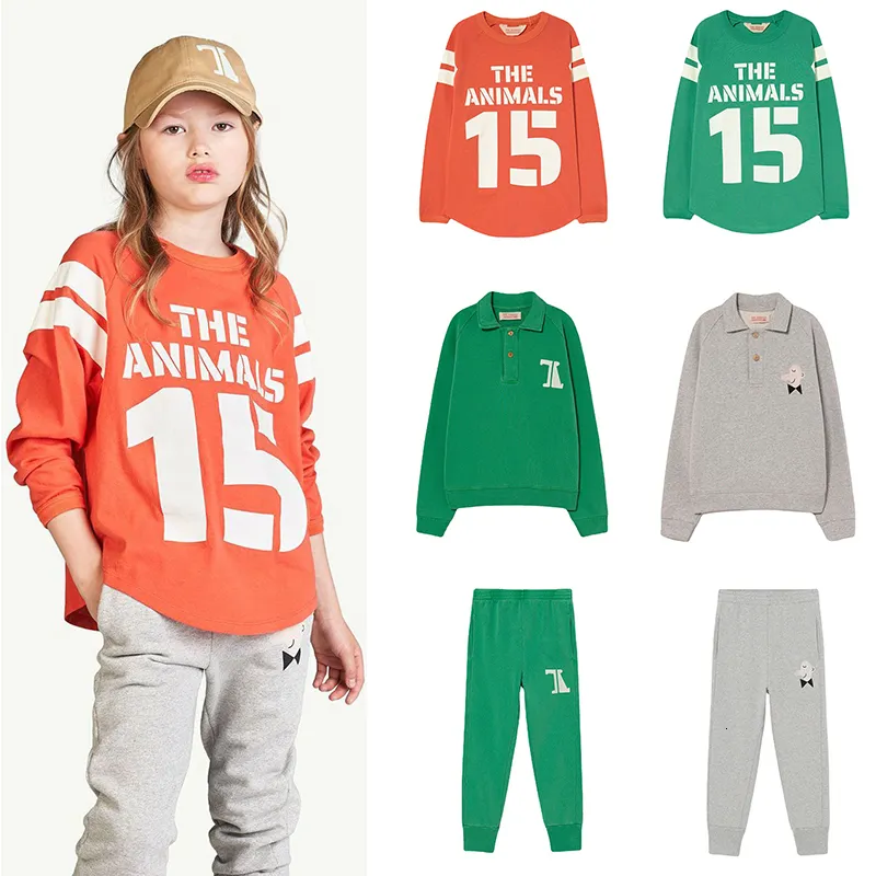 Kleidung Sets SpringSummer TAO Serie Candy Sweatshirt Hosen Set Brief Drucken Langarm T-shirt Kinder Kleidung Kleinkind Mädchen 230322