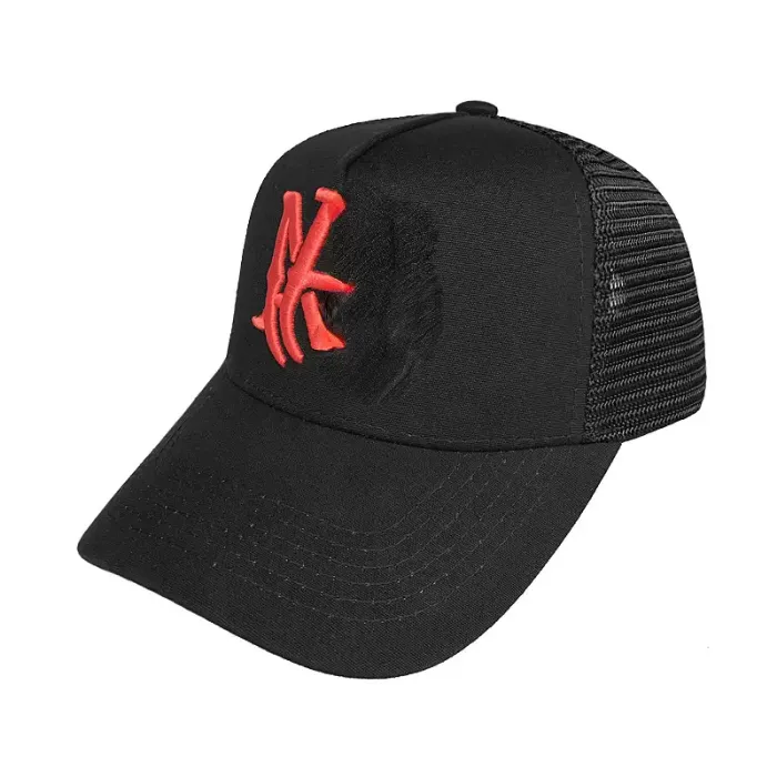 Truck Cap Outdoor Couple Flat Cap Canvas Mesh Breathable Hip Hop Baseball Caps Embroidered Logo