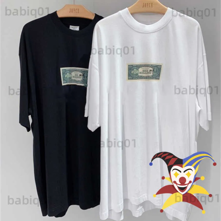 T-shirts pour hommes Vetements surdimensionnés T-shirt Hommes Femmes 1 1 Haute Qualité Noir Blanc T Shirt Tops Tee T230321