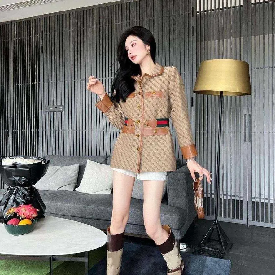 Kadın Ceketler Tasarımcı Yüksek Son Tasarımcı Kadın Ceket ağır endüstri kalite tarzı eski çiçek alfabesi deri ceket