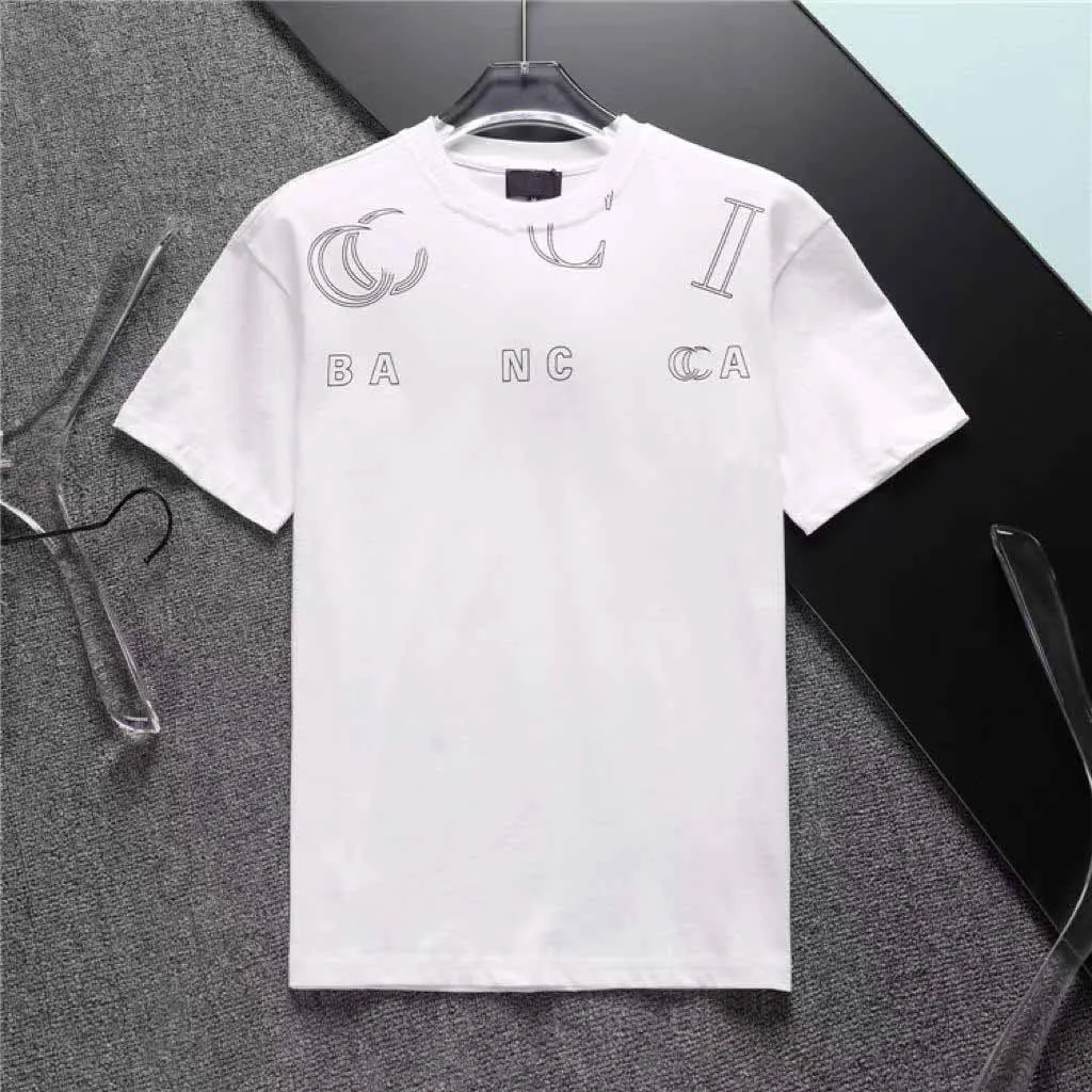 Verano para hombre diseñador camiseta casual hombre para mujer camisetas con letras imprimir mangas cortas top vender hombres de lujo ropa de hip hop calle camiseta tamaño asiático M-3XL