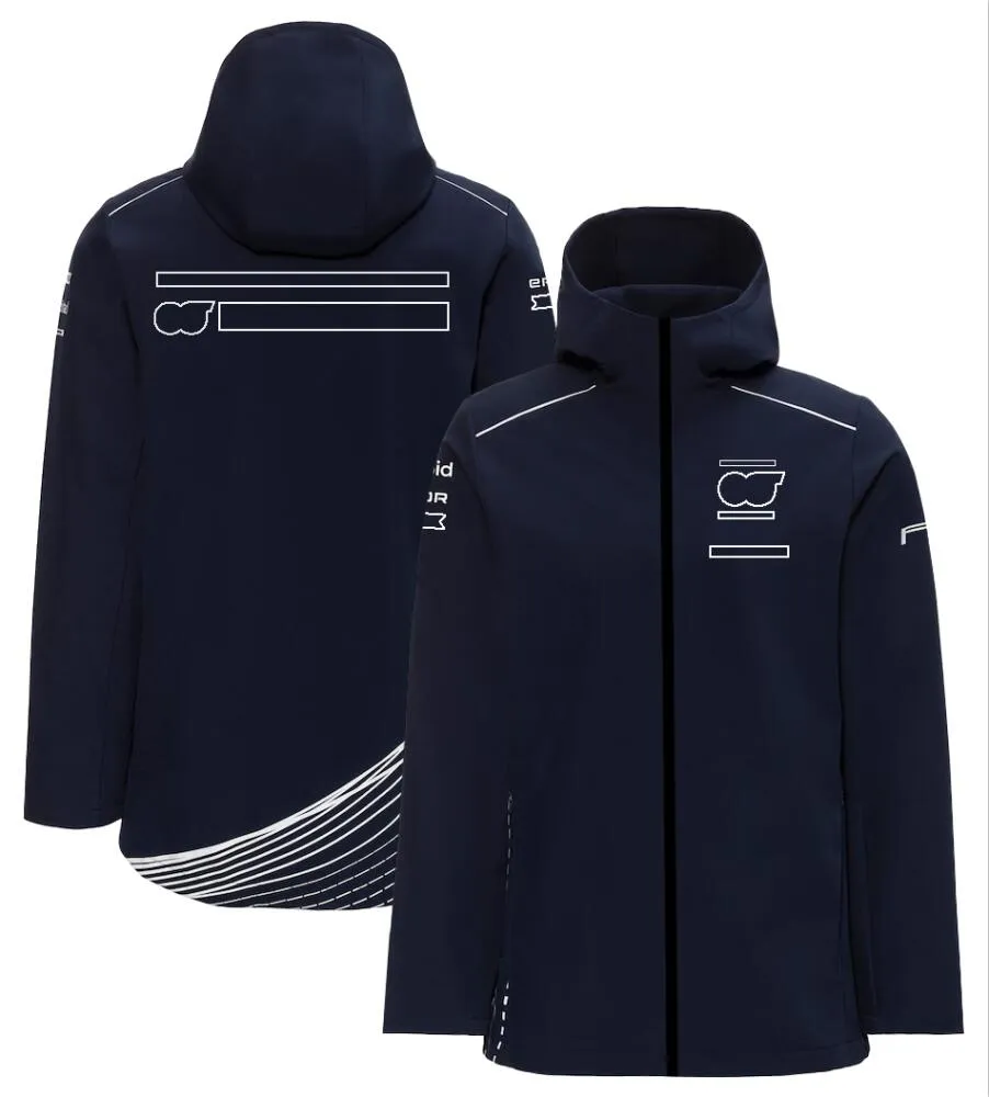 F1 Formula One Waterproof Charge Clothes Car Team 2023 Racing Jacket kan worden aangepast met de officiële stijl