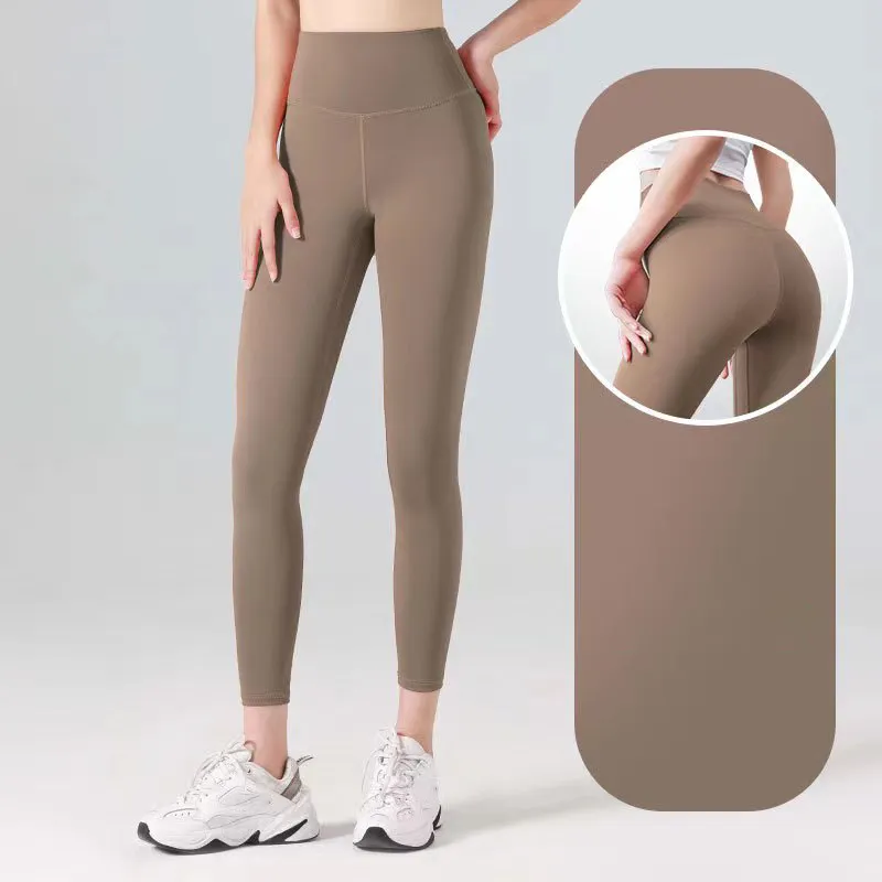 High Waisted Designer Yoga Pants For Women Knee Length Gym