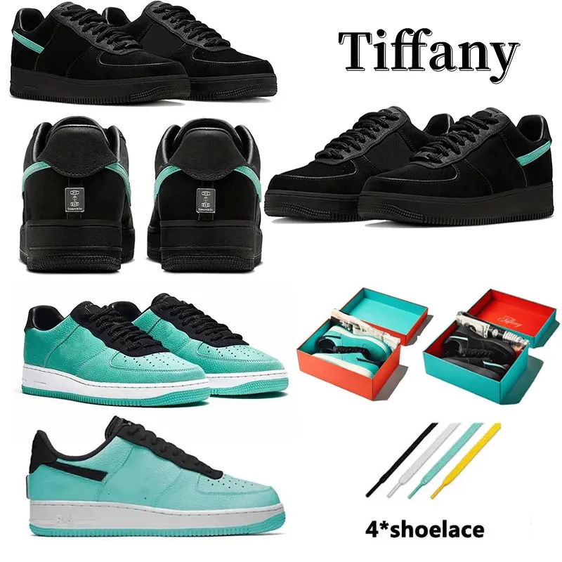 Tiffany Men Women Running Shoes Sneaker 2023 Designer Tiffany Blue Black Newest Style Fashion Shoes Cool Mens Trainers Sports Platform Sneakers size 36-45