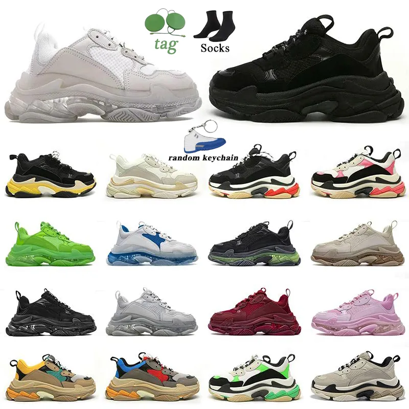 triple s casual Basketball shoes designer men women platform sneakers Beige Dark Grey Black White Green Khaki Rust Pink Bred Silver mens trainers Walking Jogging