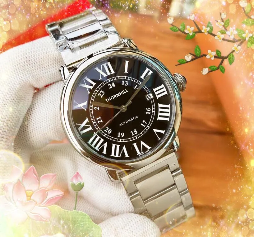 Montre de luxe à mouvement mécanique automatique 40mm super 904L bracelet en acier inoxydable montres pour hommes montre-bracelet en verre renforcé minéral de qualité supérieure Cadeaux Montres de luxe