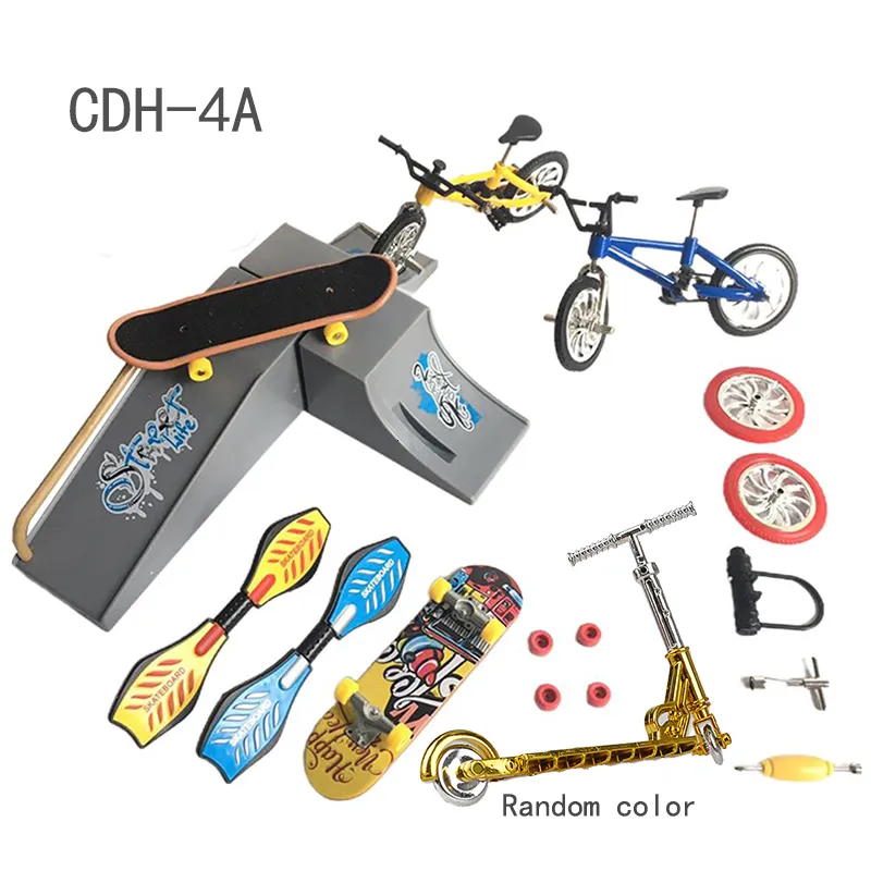 Generico Finger Scooter Miniature Deux Roues – Jeu Interactif Doigts, Coordination œil-main, Cadeau Pour Ados Et Familles