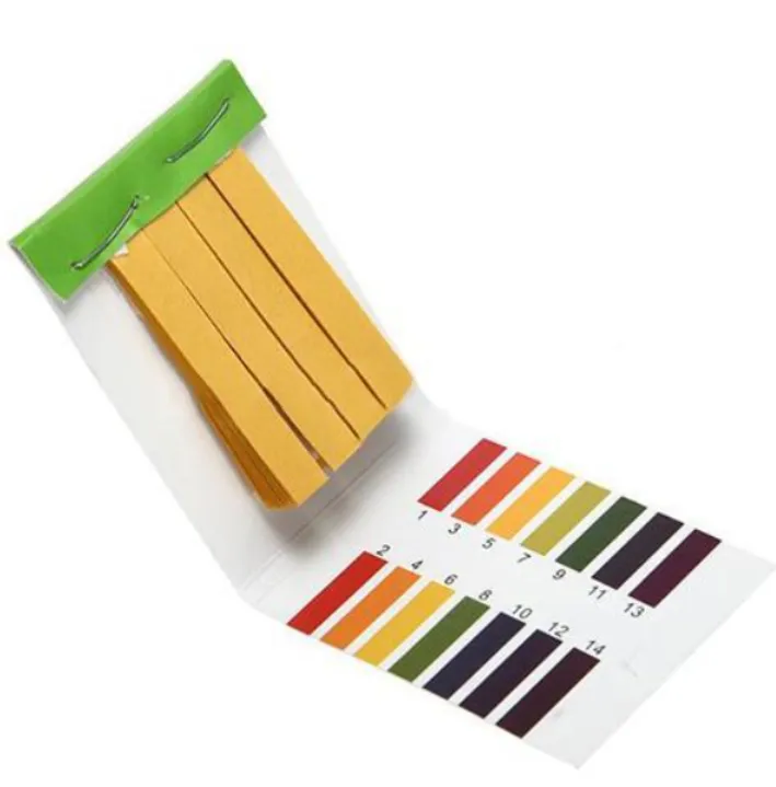 Groothandel 80 strips Volledig bereik Ph alkalisch zuur 1-14 Testpapier Water Litmus Testkit