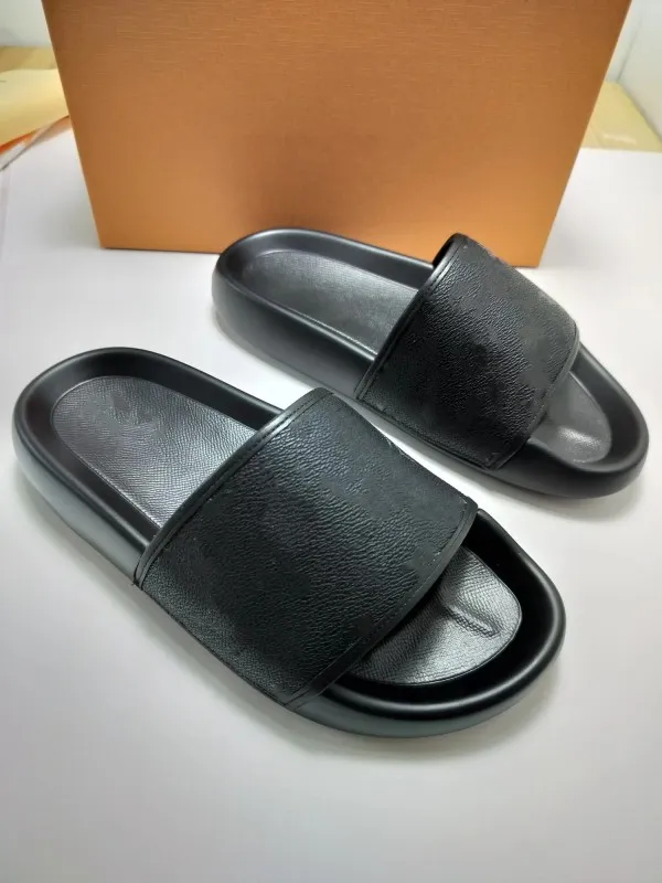 Sandal Tasarımcı Terlik Erkekleri Kadın Slayt Sandalet Tasarımcı Ayakkabı Lüks Slide Yaz Moda Geniş Düz Sligansal Kalın Sandalet Terçes Flip Flops Basılı Mektup