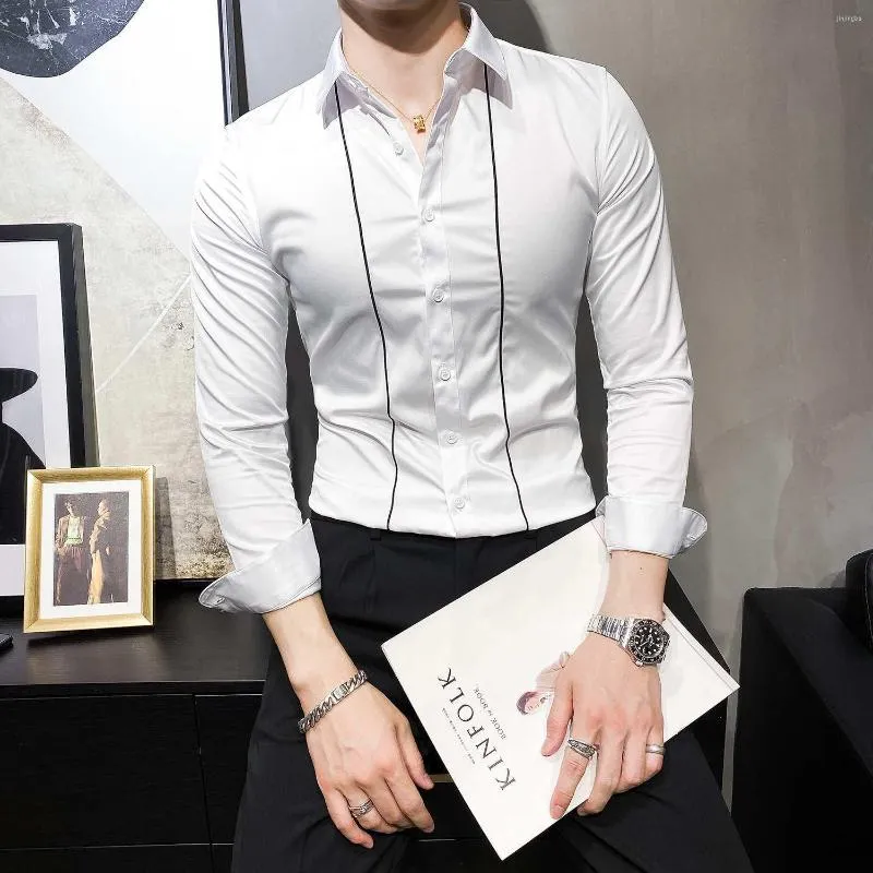 Camisa coreana hombre new arrivals