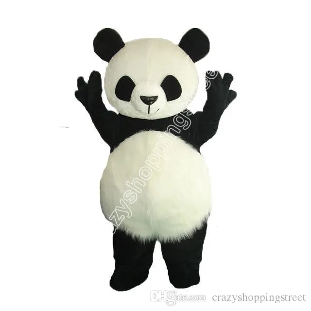 Hot Sales Panda Mascot Costumes Cartoon Theme Fancy Dress High School Mascot Ad Apparel