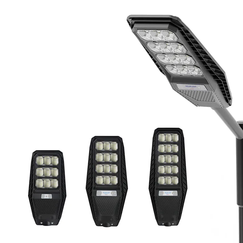 Lampadaire solaire, du crépuscule à l'aube, détecteur de mouvement, étanche IP65, 6 500 K, projecteurs de sécurité pour cour, garage, jardin OEM LED