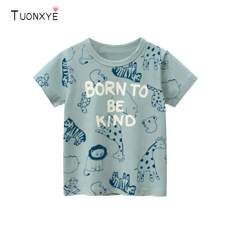 Tshirts Tuonxye Childrens Clothing Boys boys boys boys boys dinosaur cotton cotteater服tシャツ230322