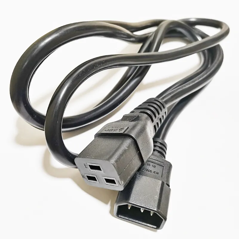1.8M N64 Power Cord Cable Male To Female C14 To C19 Cord For PDU/UPS