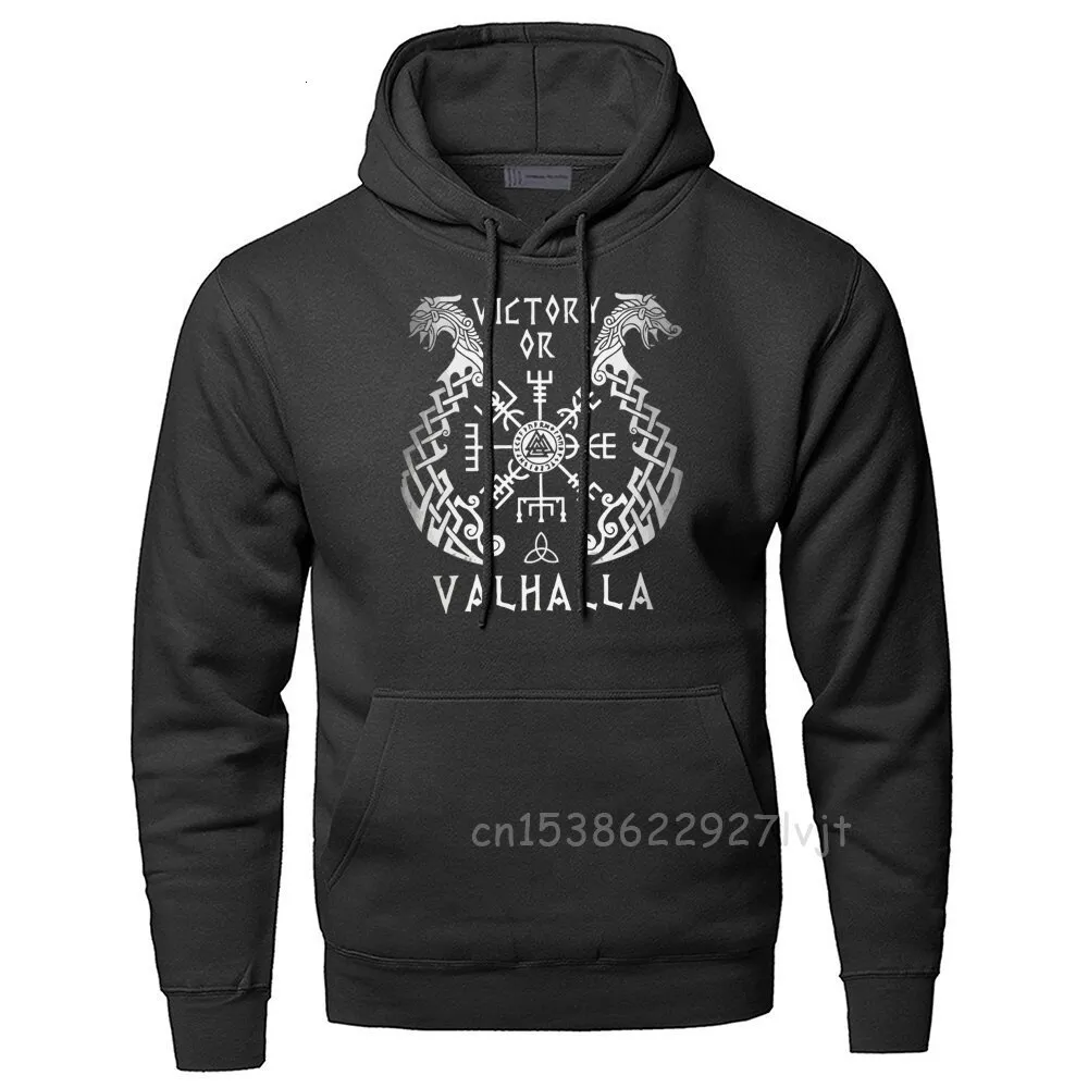 Kurtki męskie ODIN Vikings Bluzy Mężczyźni bluzy Scandinavian Runes Bluza z kapturem Synowie Viking HARAJUKU PULLOVER VALHALLA 230322