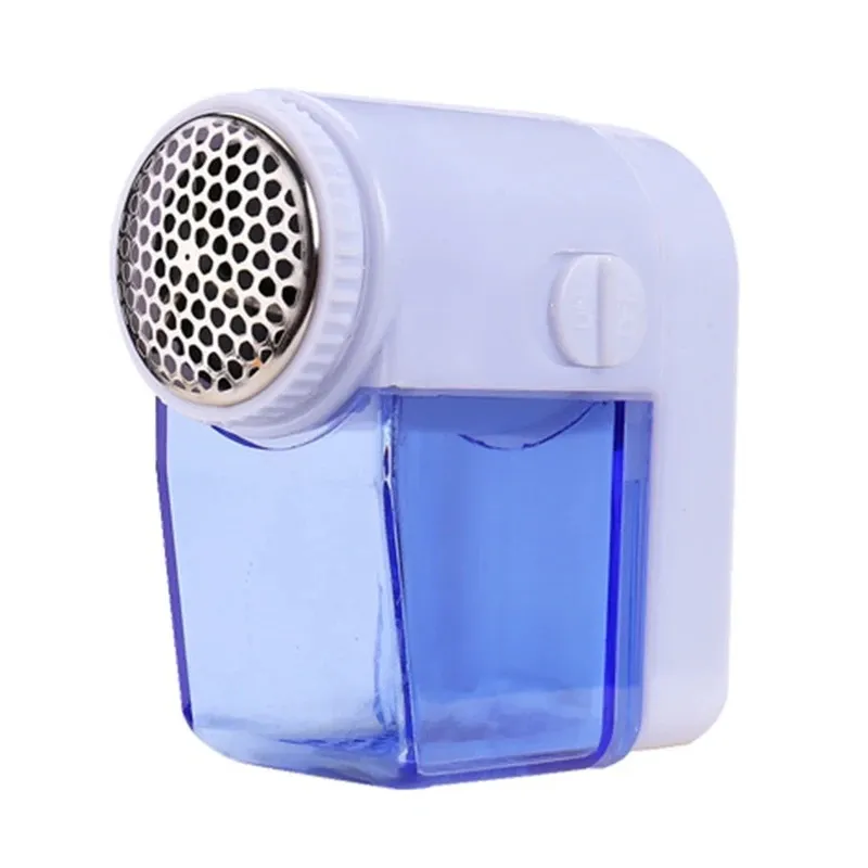 2023 Plastic Electric Hairball Trimmer Borstes Mini Hairball Dry Battery Trimmer Clothes Defuzzifier Scraper Home Accessories Blue