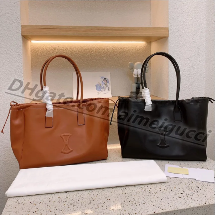 Borsa a mano di lusso moda Donna Tracolla rimovibile e regolabile Borse firmate Borsa a tracolla Borsa a tracolla CABAS TRIOMPHE mini shopping Tote