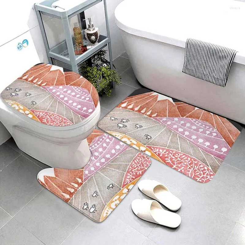 Carpets Colour Fashion Blue Polar Bear Orchid Floor Mats Home Decor Bedroom Kids Room Bathroom Door