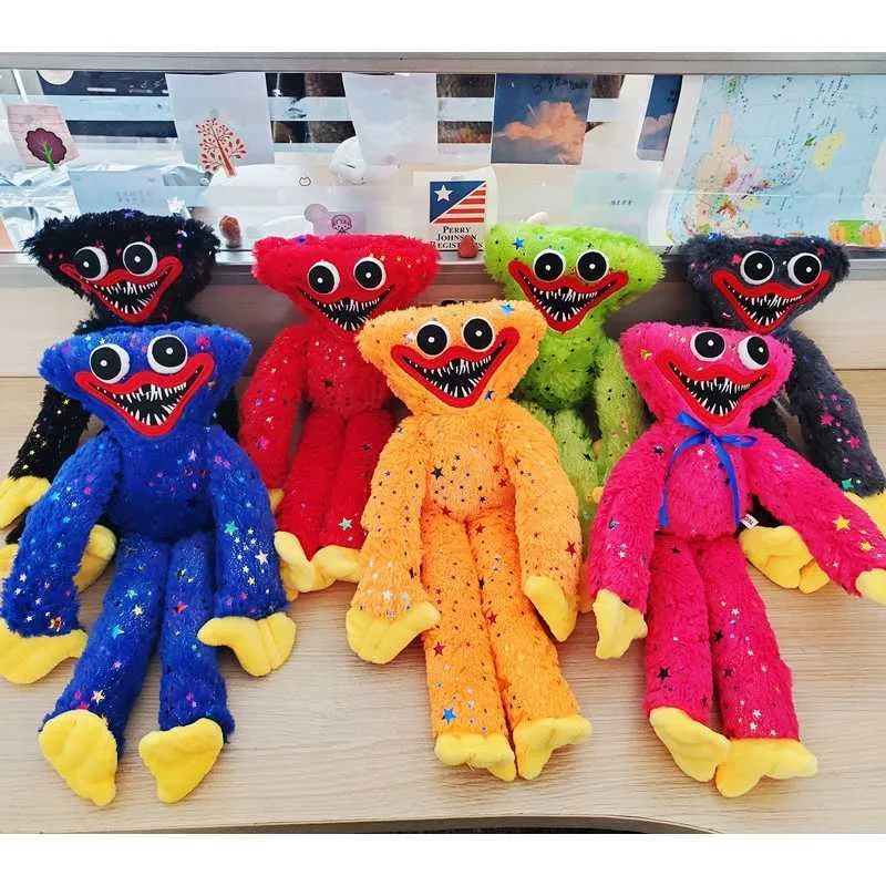 Jouets multicolores 40 cm poupées en peluche jouets en peluche poupée d'horreur effrayant doux peluche jouet pour enfants garçons cadeau d'anniversaire