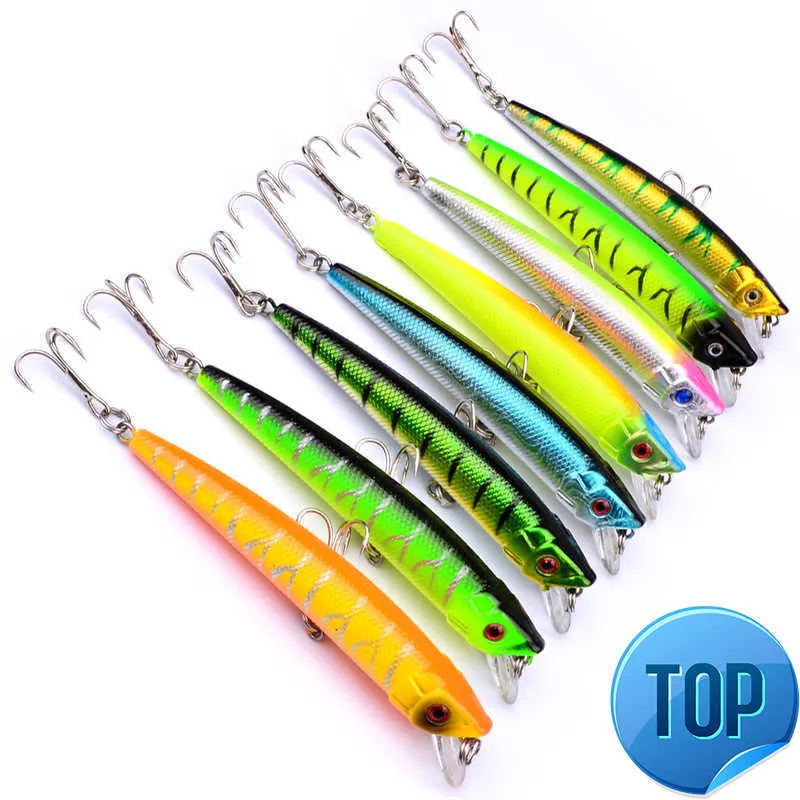 9.5cm 8g Lifelike Floating Hard Bait Minnow Saltwater Topwater Lures With  Treble Hooks Japan Made From Sport_company, $1.55