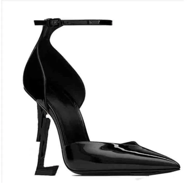 Mulheres vestido sapatos de salto alto mulheres designer bombas de couro genuíno senhora sandálias casamento preto dourado ouro 10cm heelcom caixa