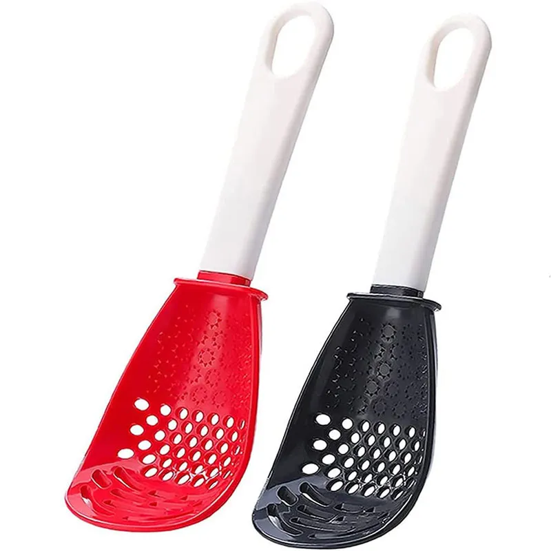 Utensílios de cozinha colher de cozinha de cozinha multifuncional escultura de cozinha para cortar alho penduramento buraco inovador de batata de batata pressione acessório de cozinha 30pcs