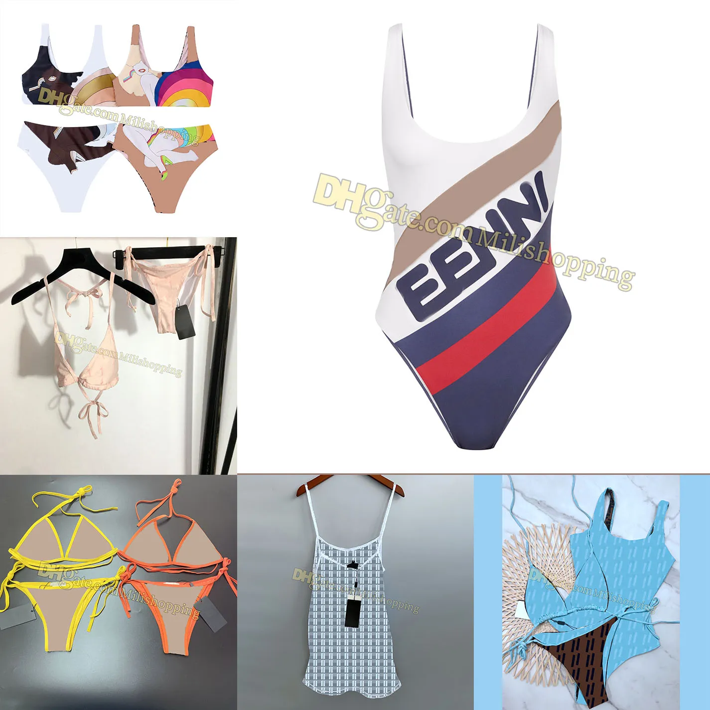 Mix Styles Women Swimswear Designer Bikinis Letter Print Brand SwimSsuits One Piece Bikini