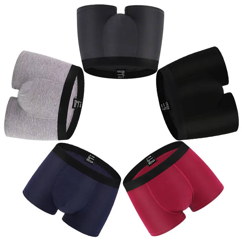 Unterhosen 4 Pack Männer Boxer Unterwäsche Bambus Faser Sexy Boxershorts Herren Hosen Atmungsaktive Männliche höschen Calecon Homme Ondergoed Mannen 230322