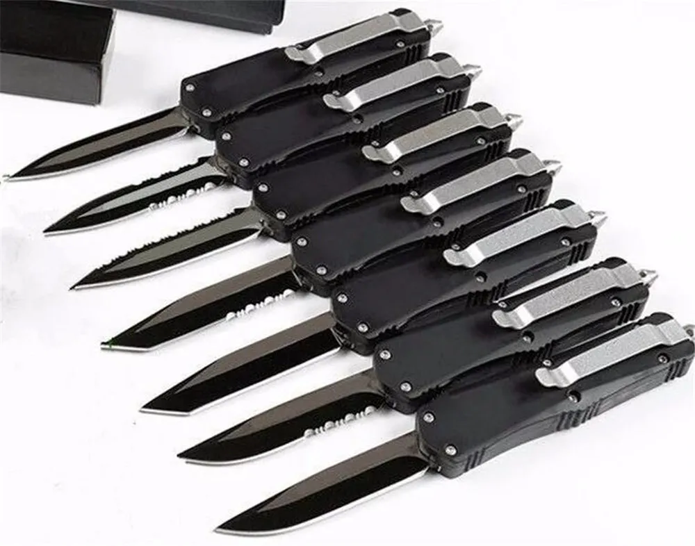 7 мод Tactical Folding Camping Hunting Knives 7INCH 9INCH A07 440 BLADE ЦИНК ЦИНК Алюминиевый сплав карман карман EDC Нож выживания с нейлоном