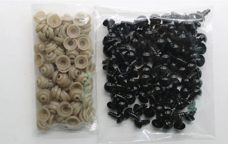 100pcs 6-12mm 8mm 10mm 12mm Black Plastic Crafts Safety Eyes For Teddy Bear  Dolls Soft Toy Making Animal Amigurumi Accessories - Realistic Reborn Dolls  for Sale