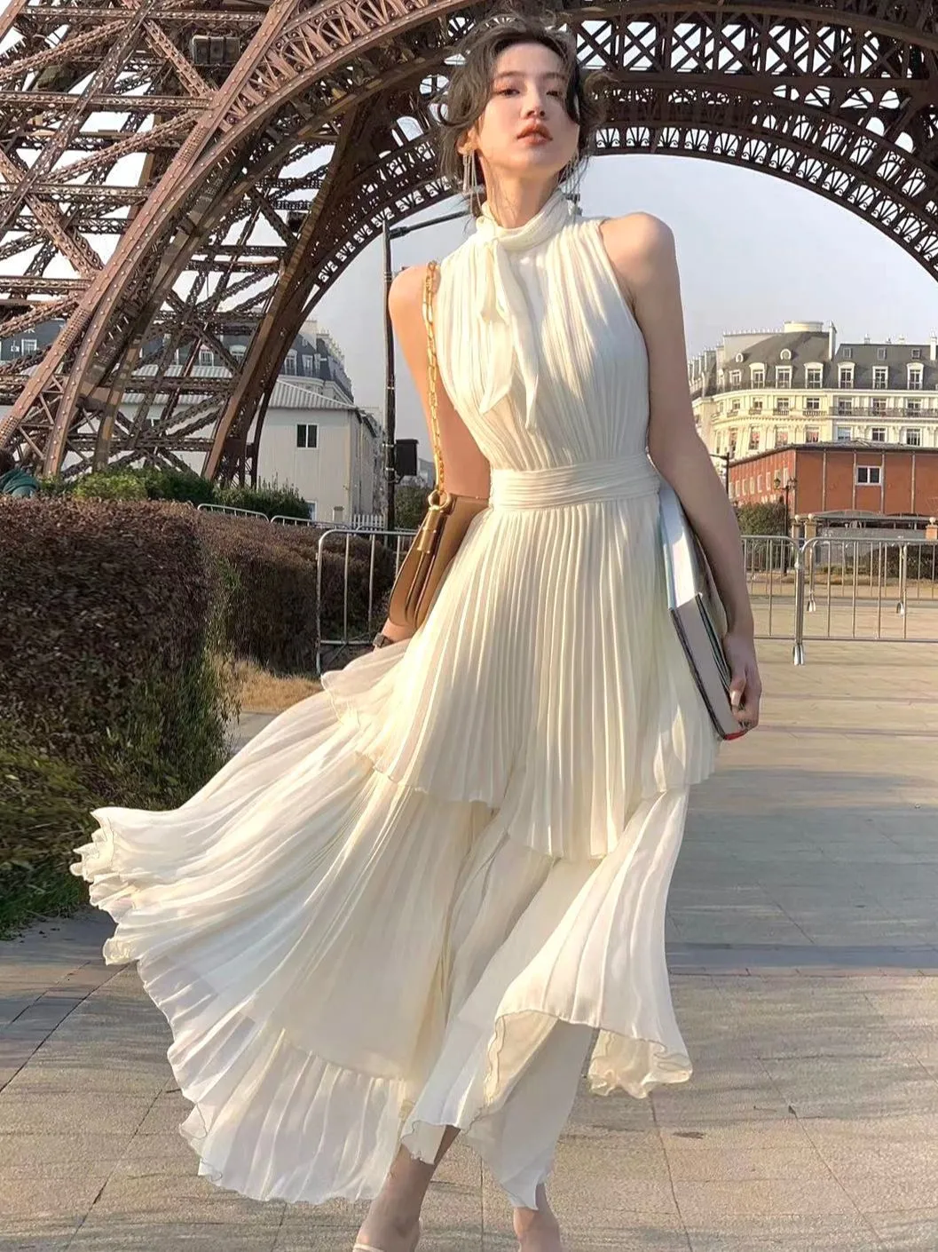 Save Big on Bulk Midi Womens Party Dresses Ruffle Chiffon Midi Dress  Elegant Women's Party Birthday Dress French Style Best Deals on DHgate