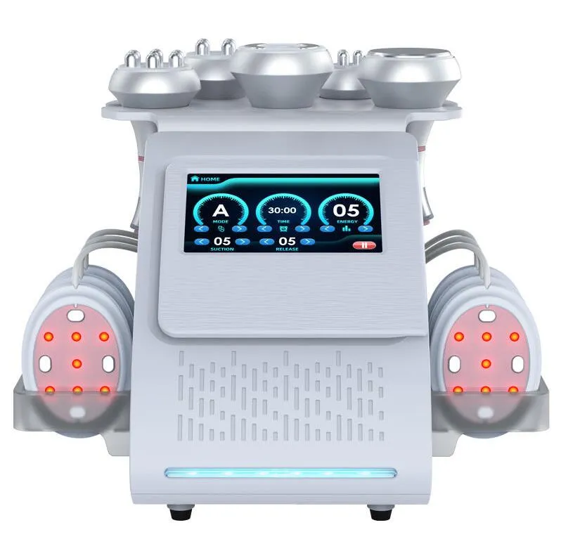 Máquina slim de cavitação de 80k de 80k 6 em 1 80k Ultrassue Lipoasuctation Cavitação Máquina de RF Vacuum EMS Vacuum