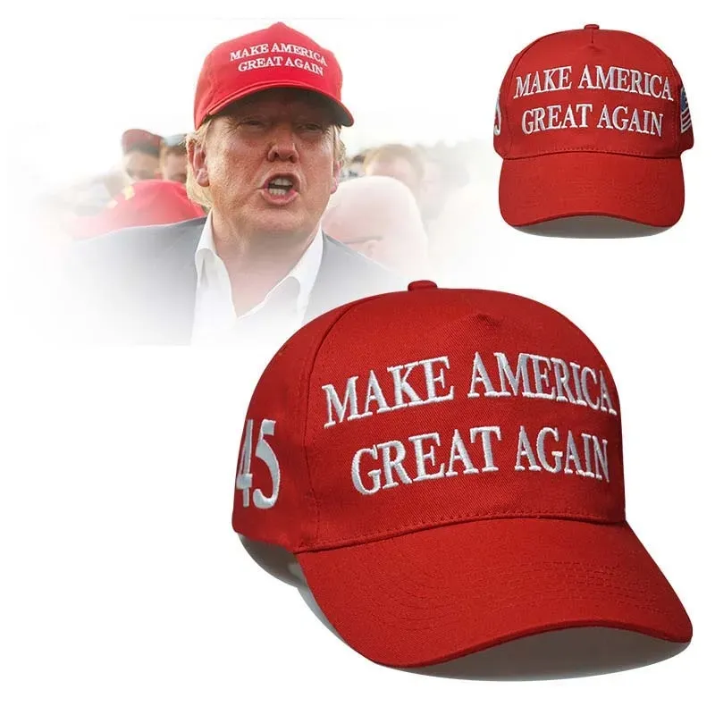 Trump Activity Party Hats Bawełniane haft bazowy Trump 45-47 Make America Great Again Sport Hat