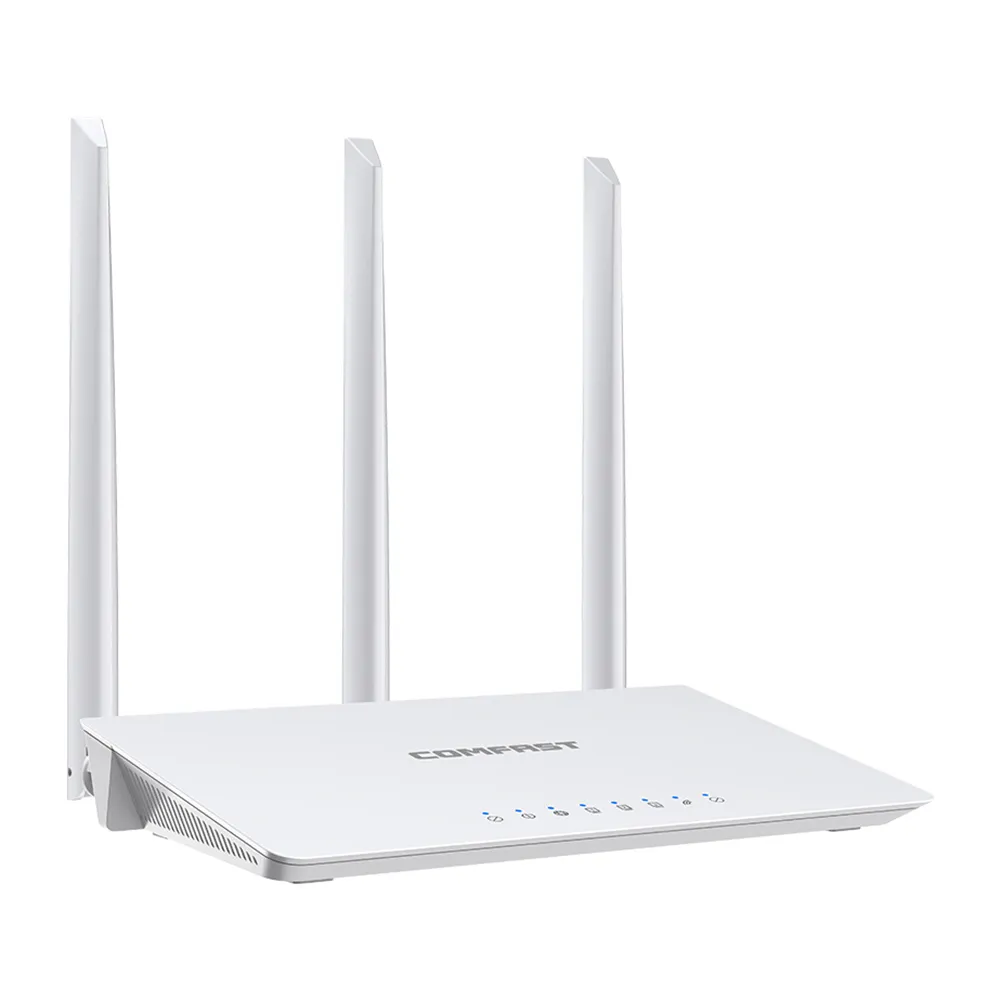 300Mbps Home Use Wireless Router with 3*3dBi High Gain Antennas Wider Coverage 3*10/100Mbps RJ45 Lan Port Easy Setup Wifi Rout