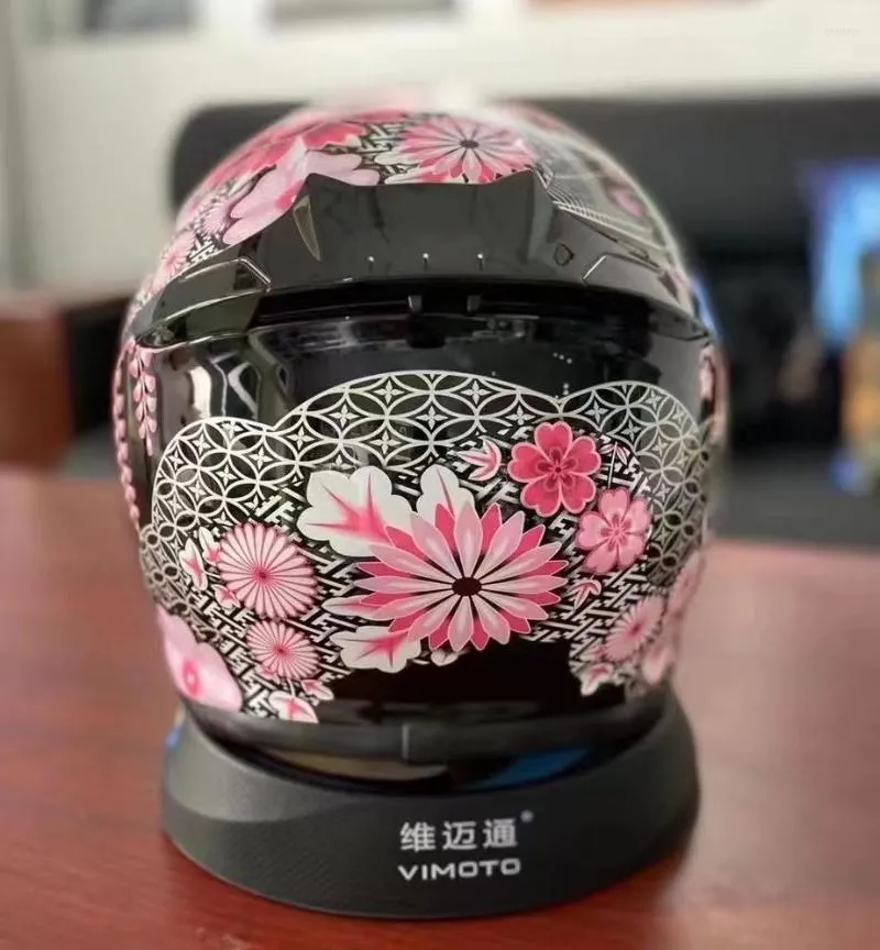 Cherry blossom motorcycle helmet sale