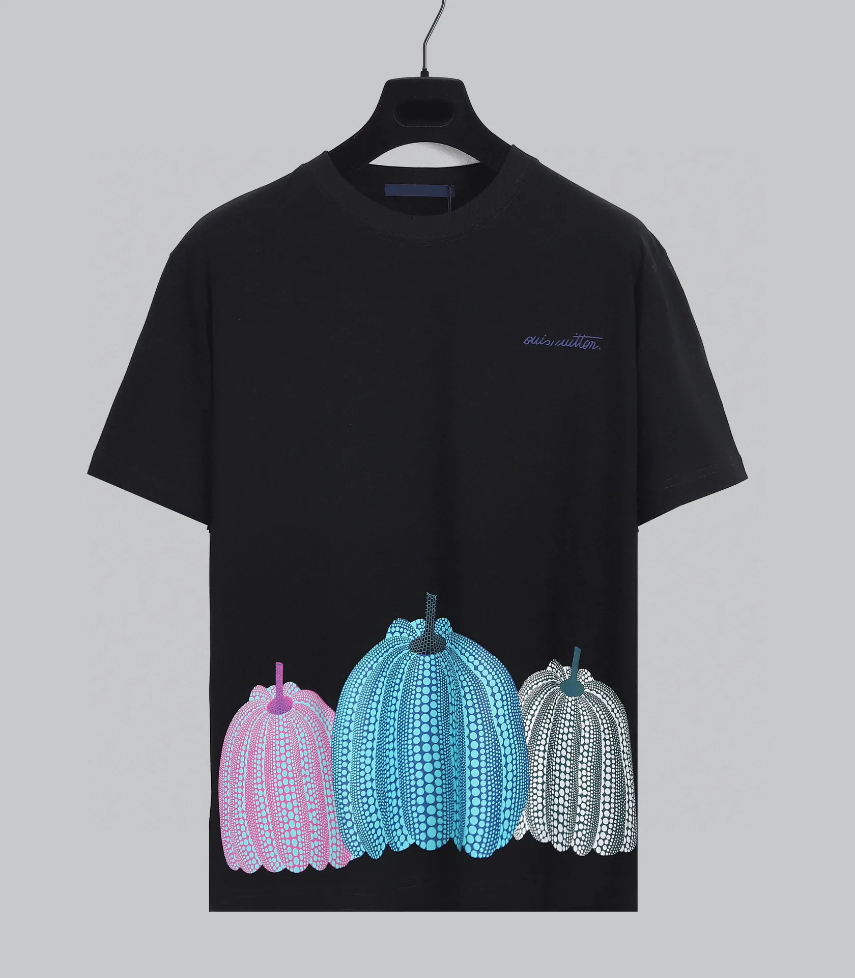 Mens Embroidered And Printed Round Neck Classic Tee And