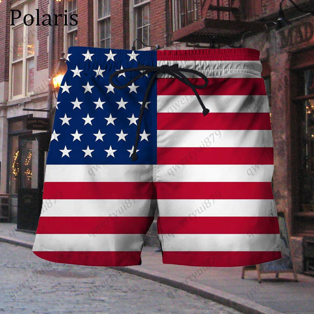 Shorts pour hommes USA Flag Pants Make America Great Again National bm Pantalons courts pour hommes Luxe Casual Sport Runing Gym Beach Séchage rapide Ma 0322H23