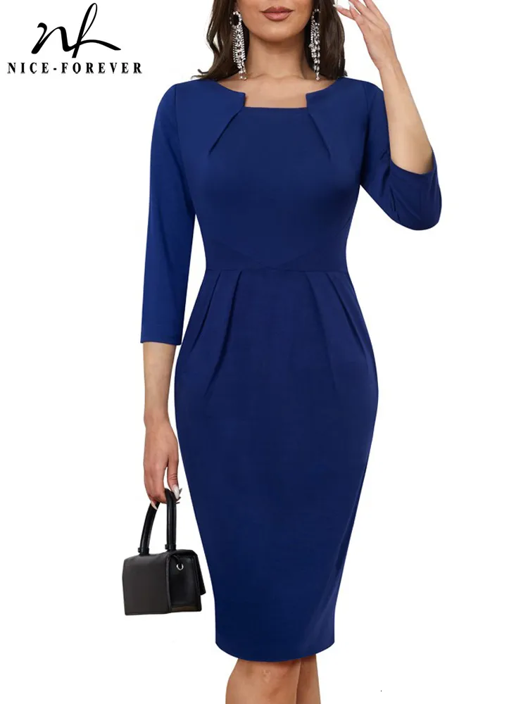 Bodycon Business Dress Ankle-Length Chiffon Synthetic Fiber Zipper Closure  for Women Ages 35-45