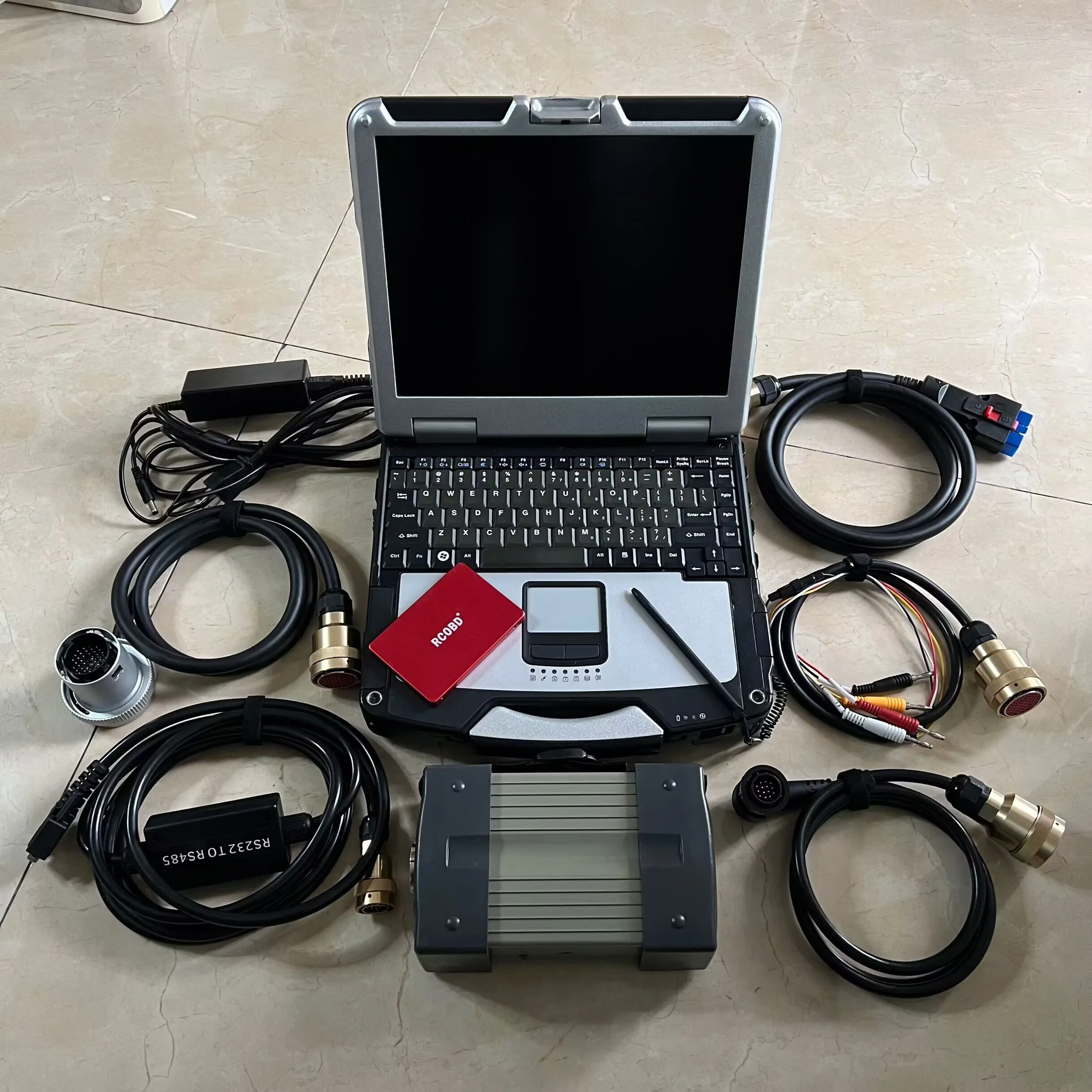 mb star c3 multiplexer pro diagnostic tool software XENTRY das with laptop CF31 I5 4G TOUCH PC all cables full set ready to use car truck scanner 12v 24v