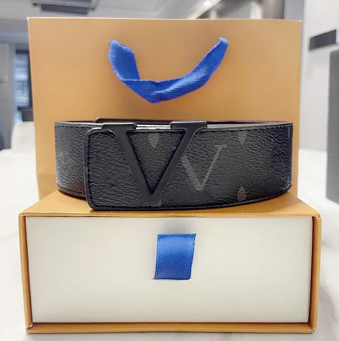 2023 Fashion Designer Genuine Leather Belt With Big Gold Buckle And