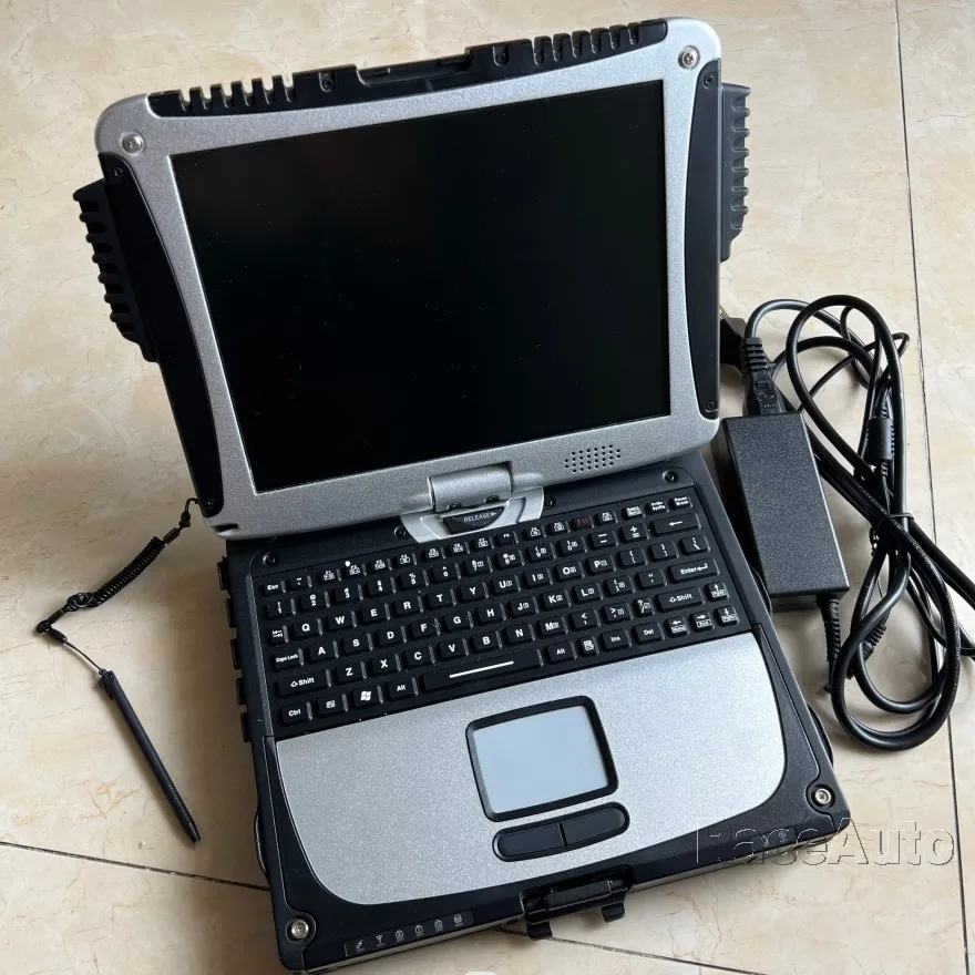 Hoge kwaliteit CF19 voor Auto Diagnostic Tool Gebruikt Laptop Toughbook draaibaar touchscreen handschrift pen militaire computer zonder HDD/SSD