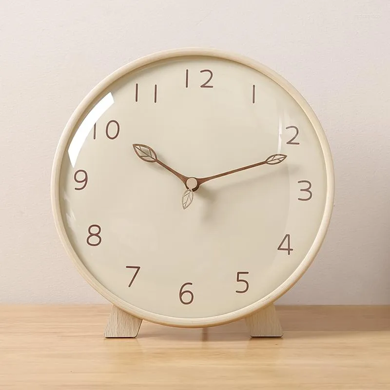 Wanduhren Koreanische Moderne Mädchen Große Vintage Schreibtisch Kunst Stilvolle Runde Hängende Reloj Pared Home Dekoration WSW45XP