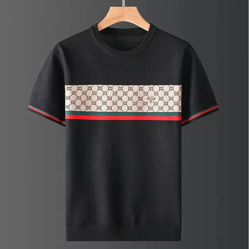 Men s T Shirts Designer brand of luxury T shirt loose oversized knit sweater short sleeves men and women tee tees shirts