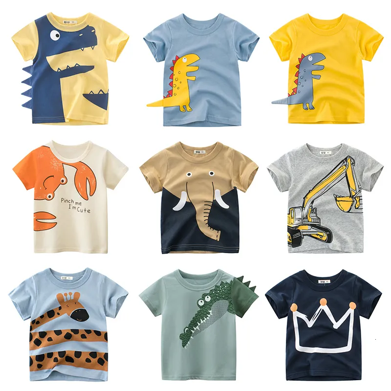 Magliette per bambini Maglietta per bambini per ragazzi un ragazzo Ragazze Camicie per bambini Bambino Bambino Bambino in cotone Cartoon Tee Tops Abbigliamento corto 230322