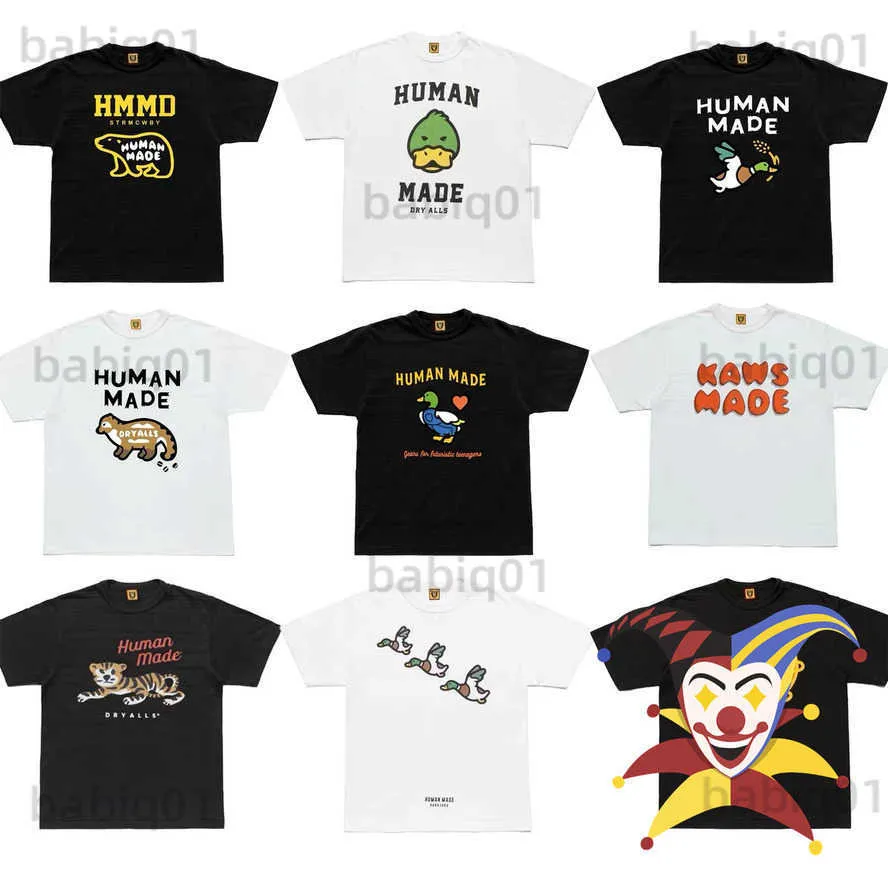 メンズTシャツ人間メイドTシャツ男性女性1 1高品質の夏の人間メイドTシャツ日本トップ